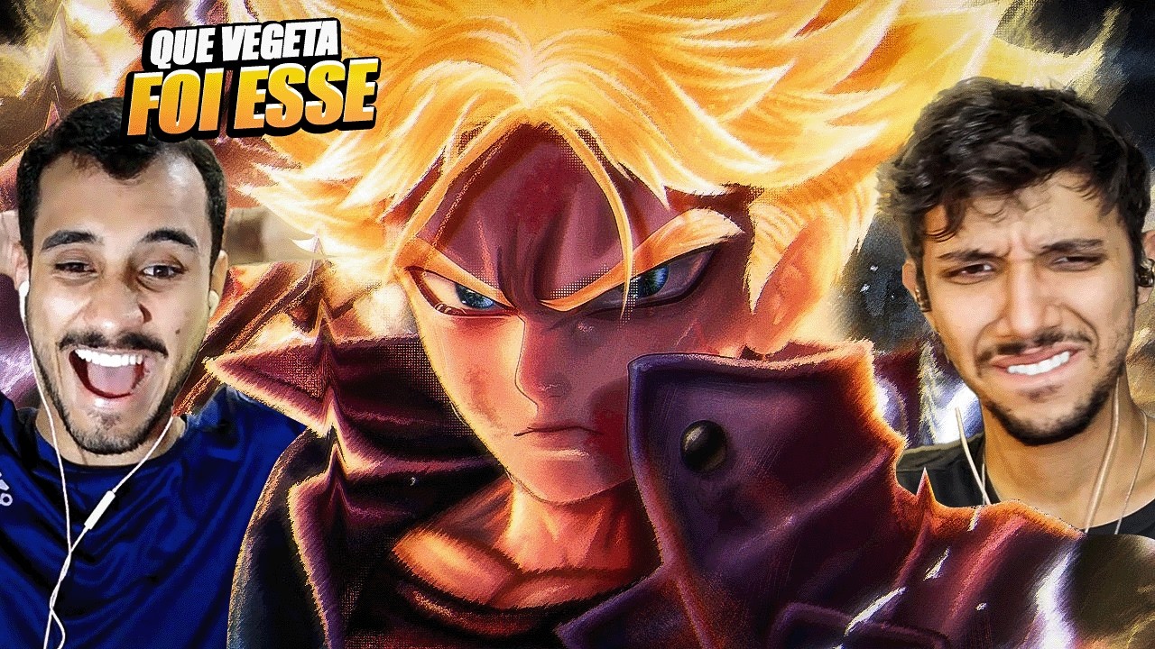 ESSE VEGETA É... | ♪ Mirai Trunks (Dragon Ball Z) | Última Luz do Futuro | AniRap - REACT
