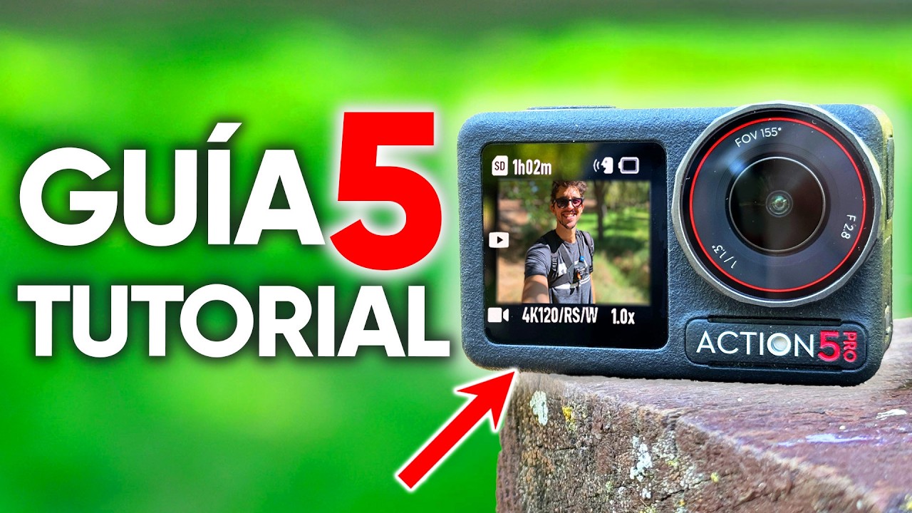 DJI Osmo Action 5 GUÍA de PRINCIPIANTES ¡Todo EXPLICADO!