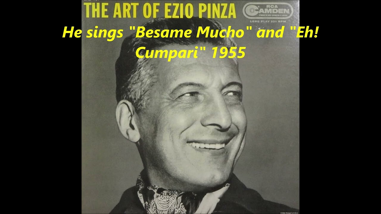 EZIO PINZA sings 