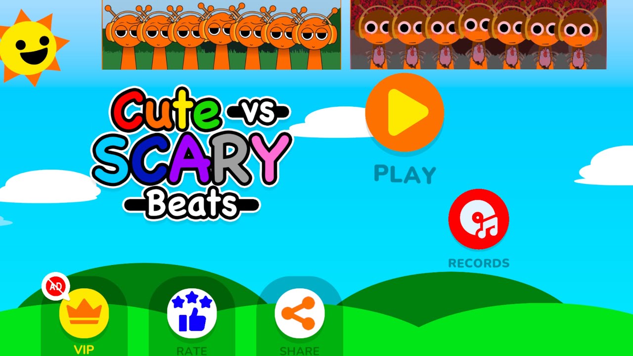 Incredibox Sprunki | Cute vs scary beats #incredibox #sprunki #viralvideo