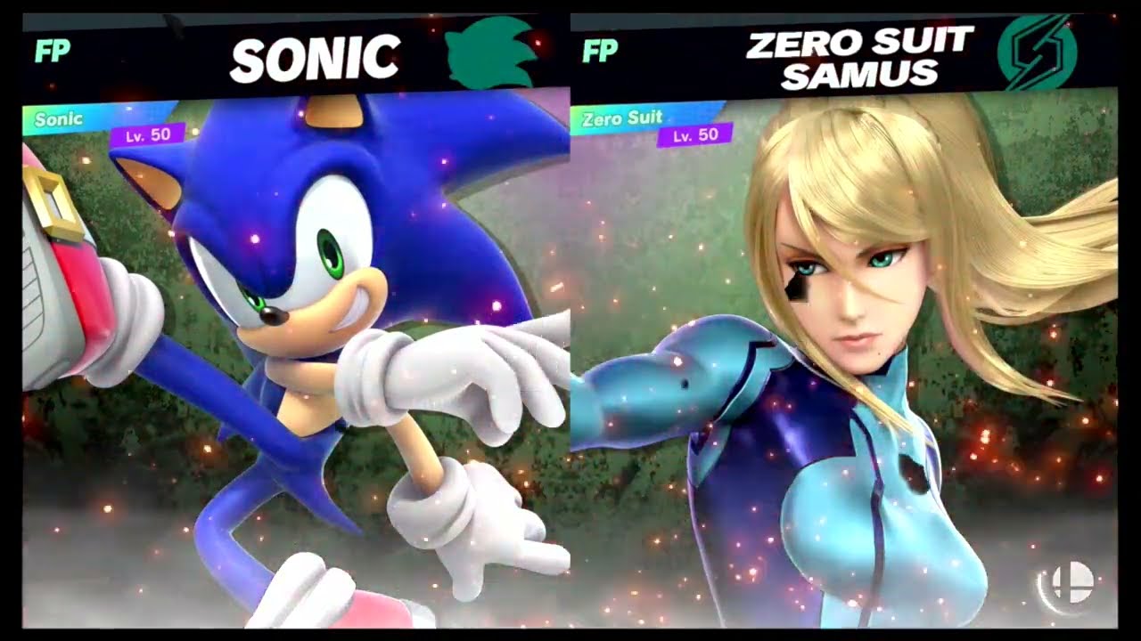 Super Smash Bros Ultimate Amiibo Fights – Sonic vs the World #29 Sonic vs Zero Suit Samus