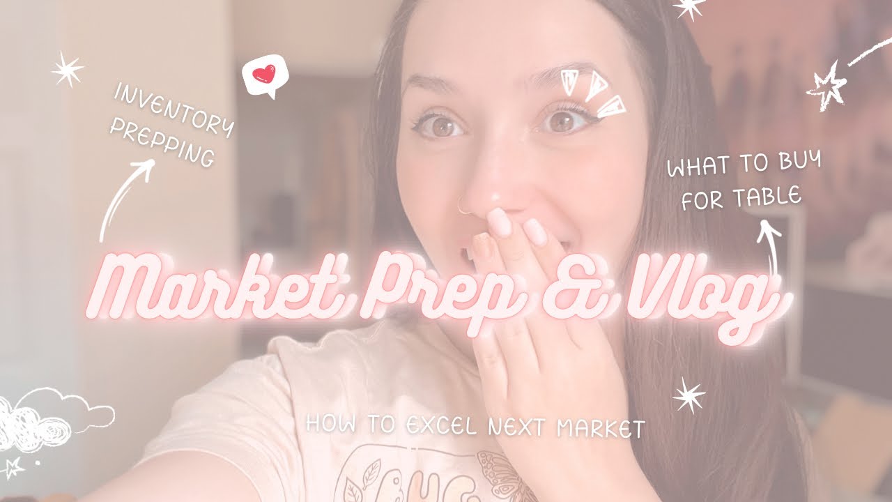 ✨MY FIRST EVER✨ Crochet Market Prep & Vlog 💖 First market 💖 small business 🫶🏻
