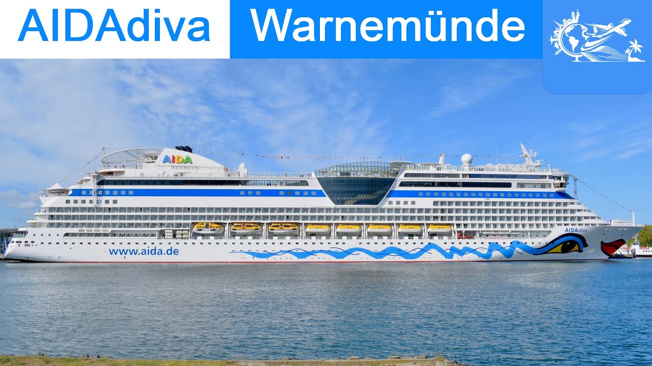 AIDAdiva | Auslaufen in Warnemünde und Abendessen in der Almhütte | Jannik´s Reisewelt