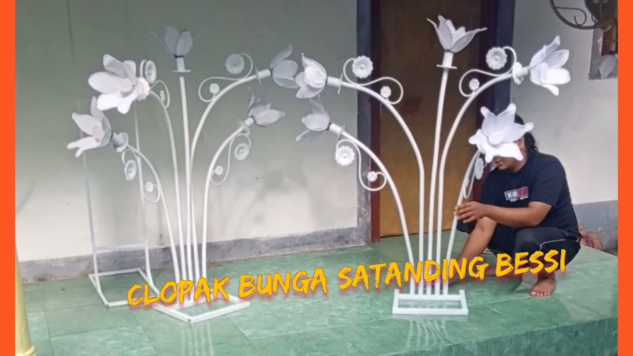 klopak bunga lampu Dekorasi dg standing full bessi