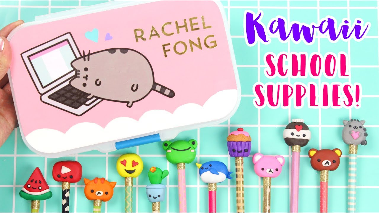 How to DIY Kawaii School Supplies: Pencils + Pencil Case!