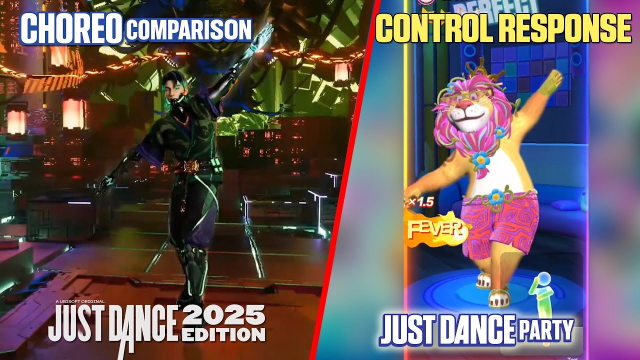 CONTROL RESPONSE | JD2025 vs JUST DANCE: PARTY | CHOREO COMPARISON