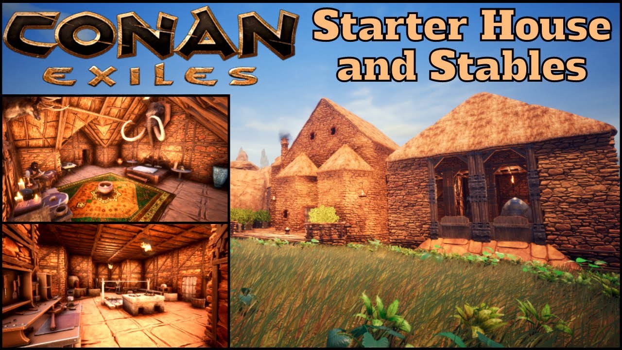 How to Build Another Ultimate Starter House and Stables in Vanilla Conan Exiles