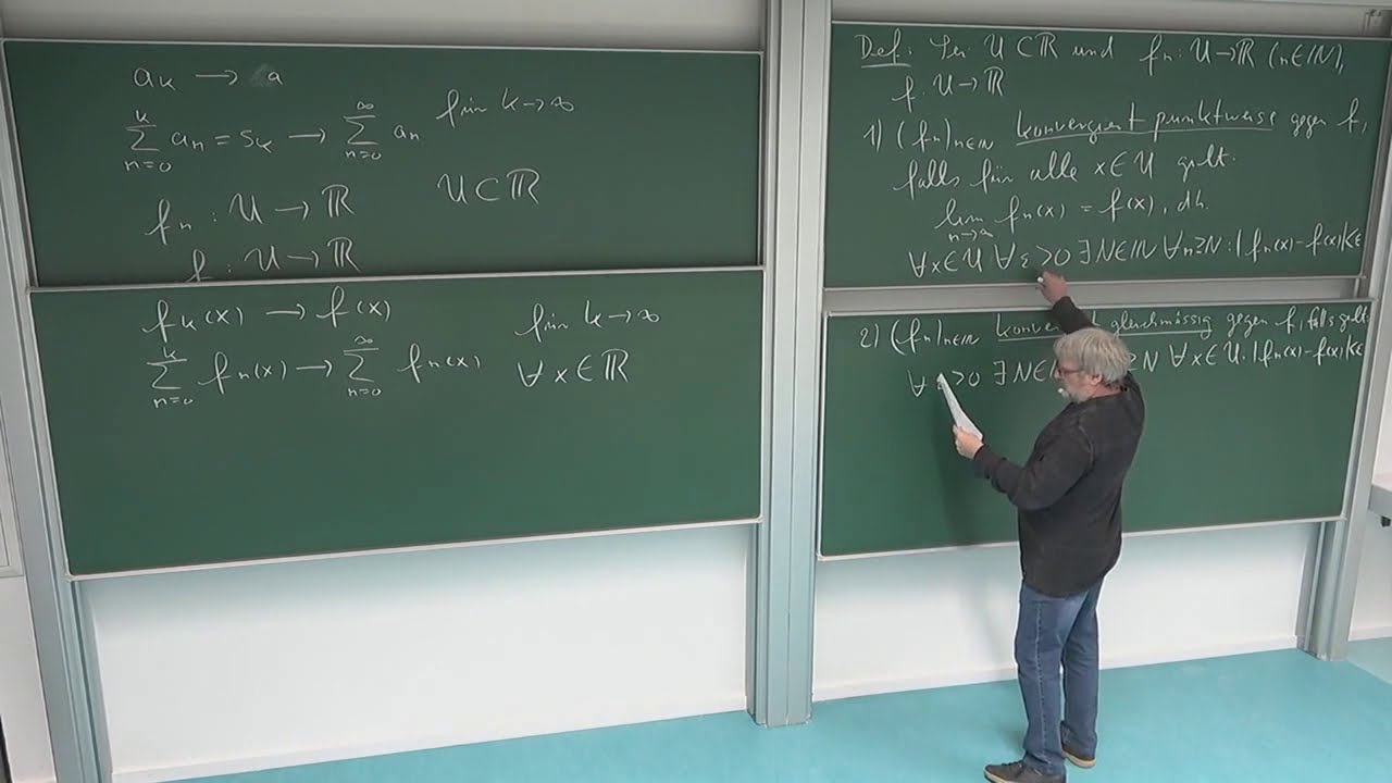 HMI 1: 10.1. Punktweise und gleichmässige Konvergenz