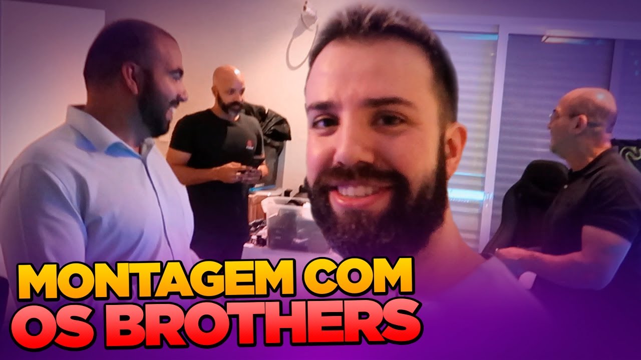 VÍDEO DO SETUP | Zueira com os brothers na montagem