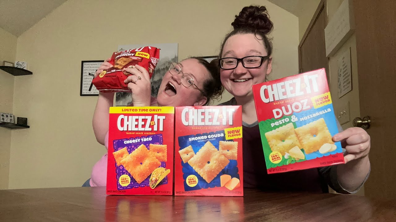 Tasting the NEW Cheez-It flavors!