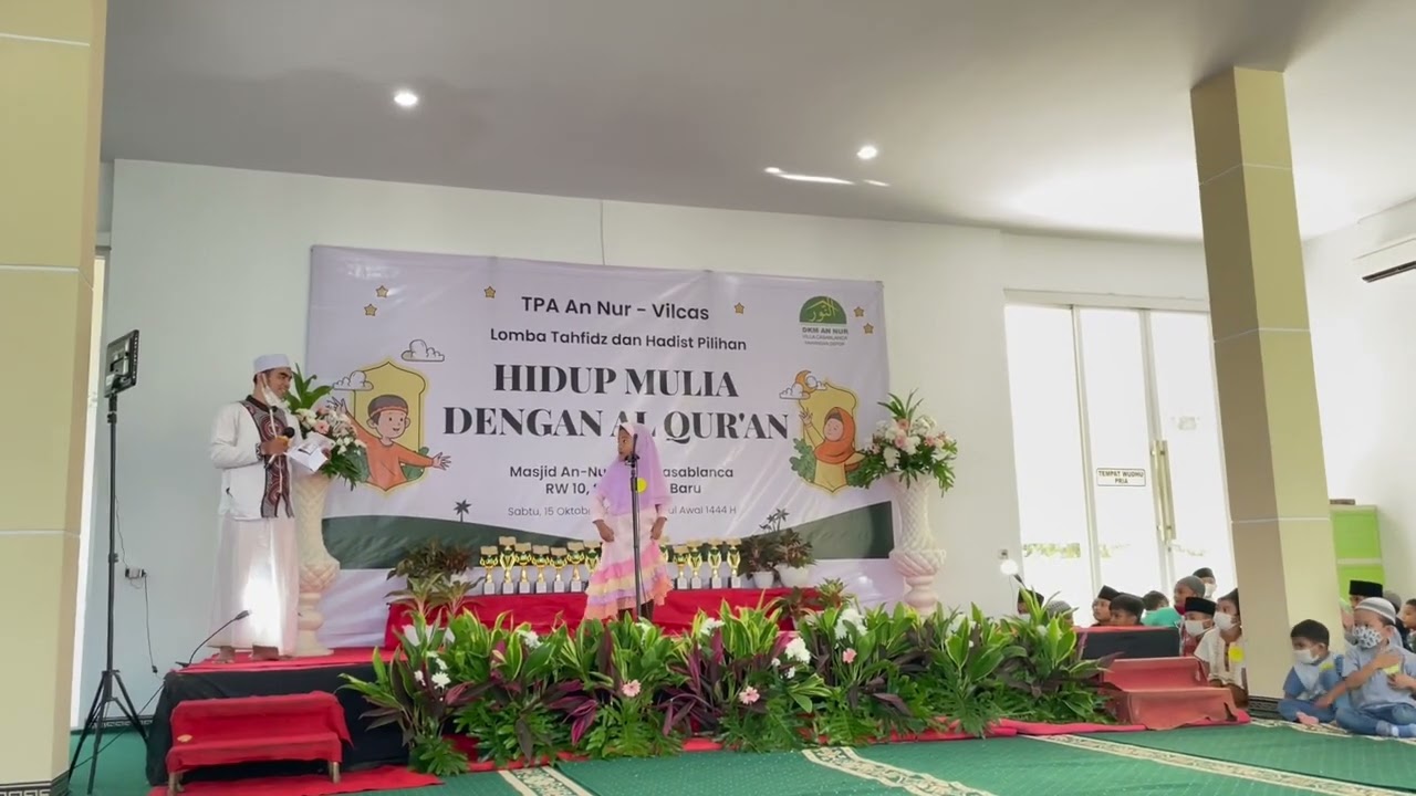 Lomba tahfidz dan Hadist anak 5 Tahun
