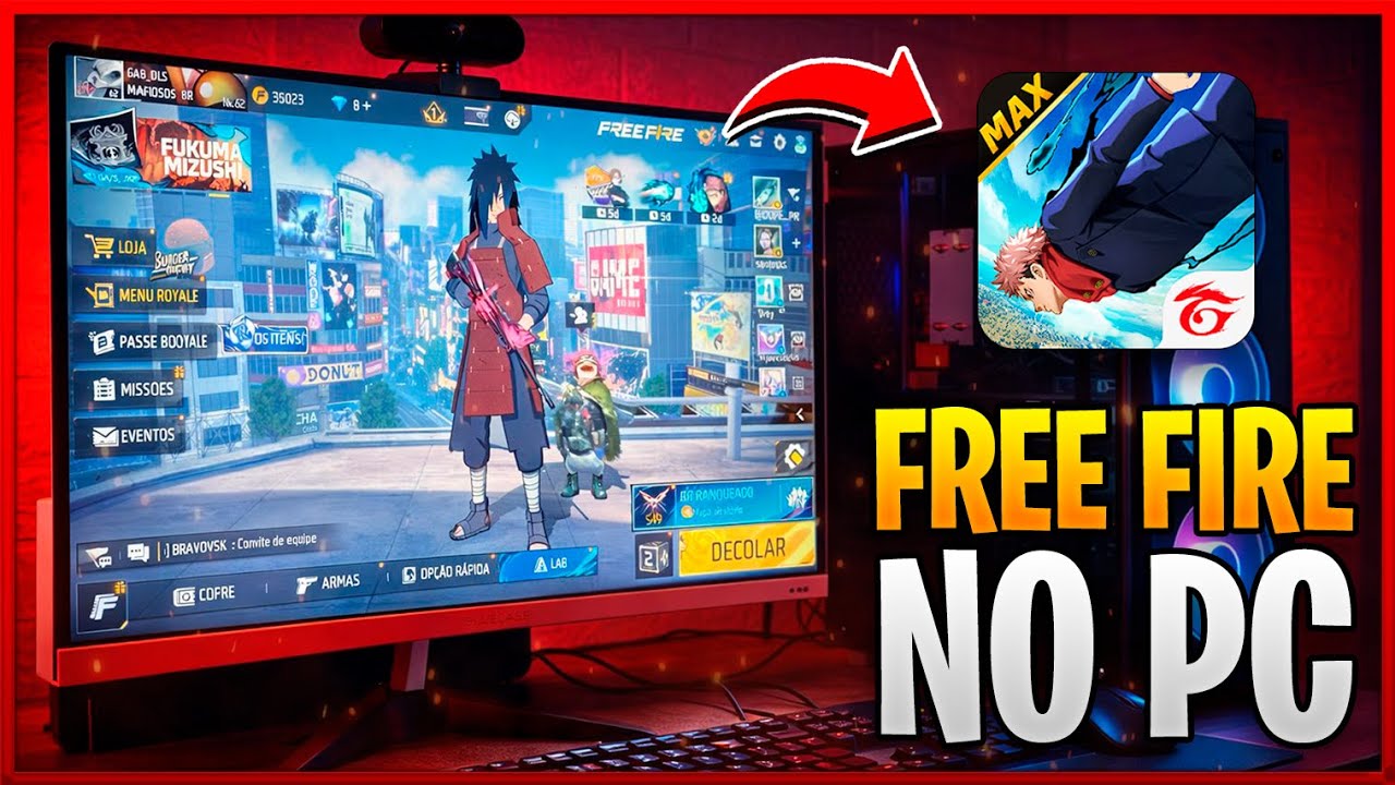 COMO BAIXAR FREE FIRE NO PC/NOTEBOOK! Atualizado 2026 e SEM TRAVAR!
