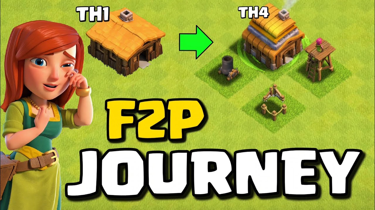 I Made a F2P ACCOUNT and I had THE MOST FUN in COC | FREE 2 PLAY Clash of Clans | EP.1