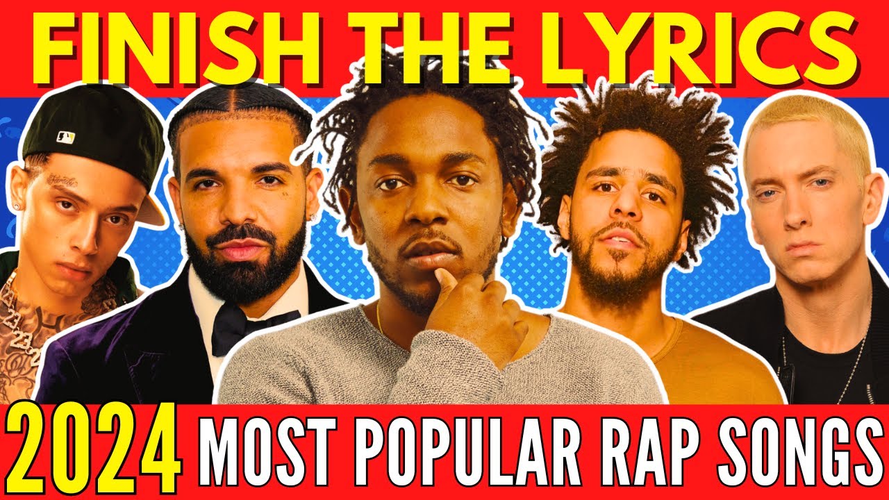 FINISH THE LYRICS - Most Streamed Rap Songs EVER 📀2025 Update 🎵 Music Quiz