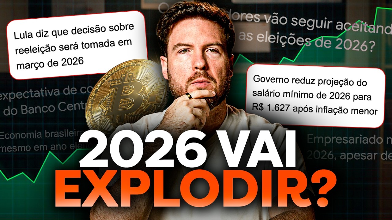 MELHORES INVESTIMENTOS PARA 2026 | AÇÕES, FIIS, BITCOIN OU RENDA FIXA?