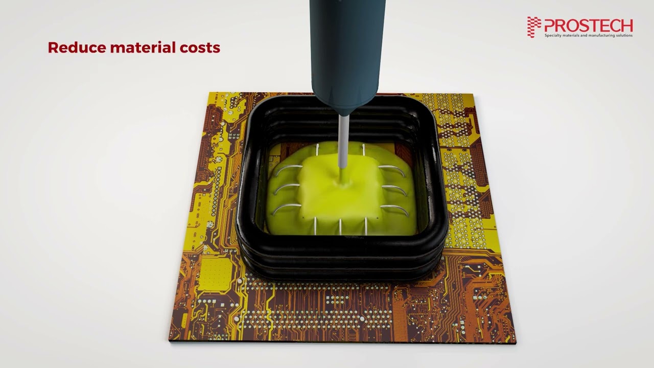 Using the Dam & Fill Method to Protect Electronic Components - Prostech Solution