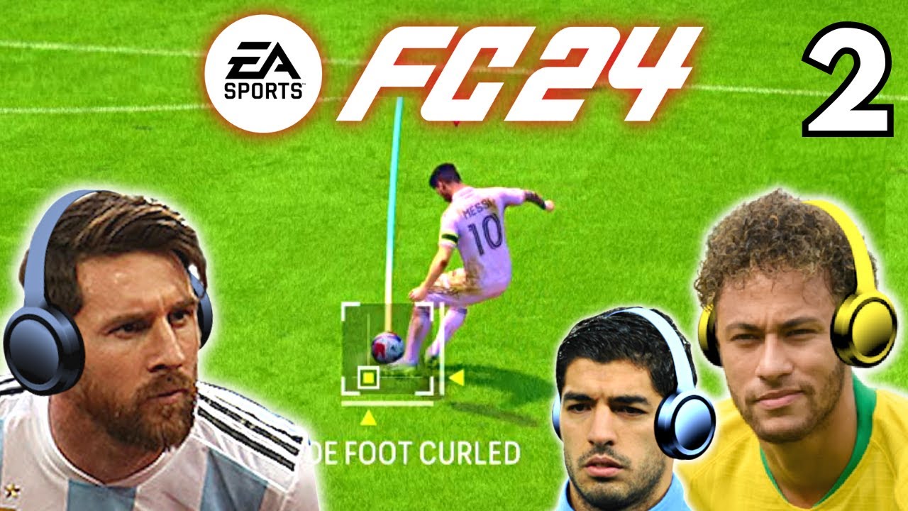 MSN plays FIFA - MESSI vs SUAREZ!