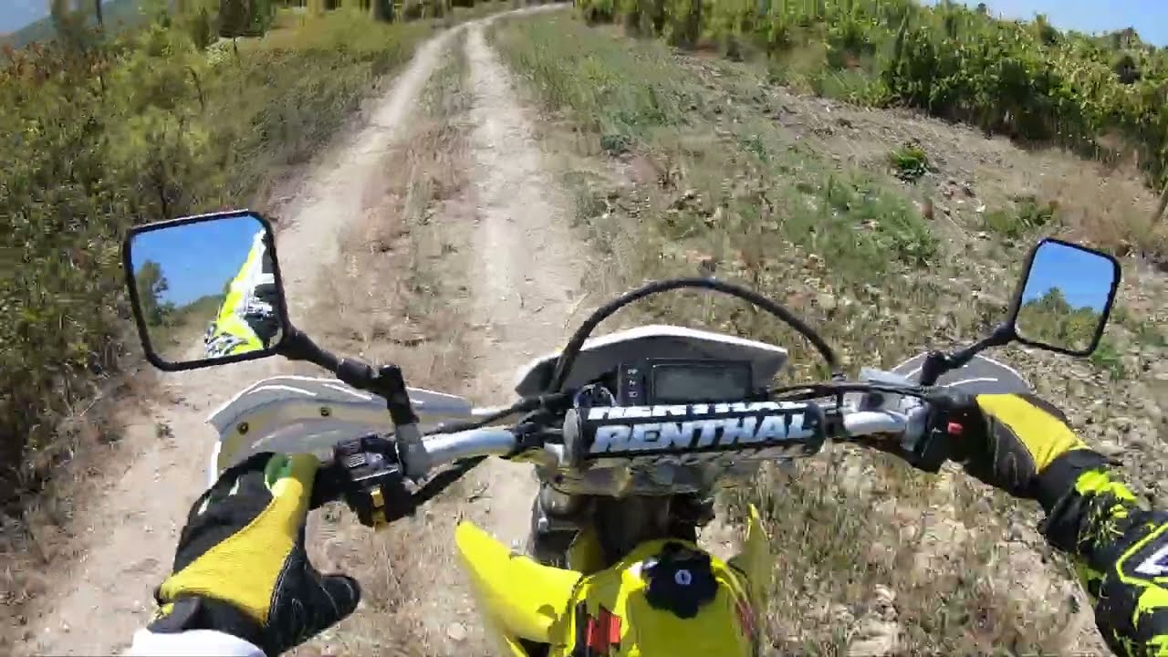 Дорога на обед и заезд на шары Анапа по трапе адреналина Suzuki DRZ 400 31.08.2019