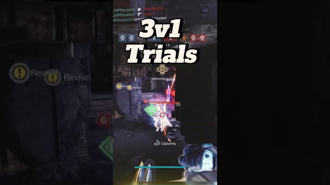 The Perfect 3v1 Trials Match Doesn't Exist. #destiny2 #destiny2finalshape