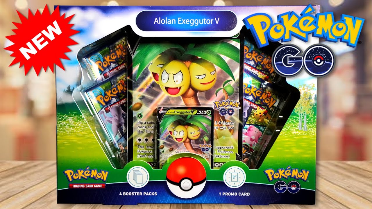 FIRST BOX MAGIC! NEW Pokemon GO TCG Opening! (Alolan Exeggutor V GOD BOX)