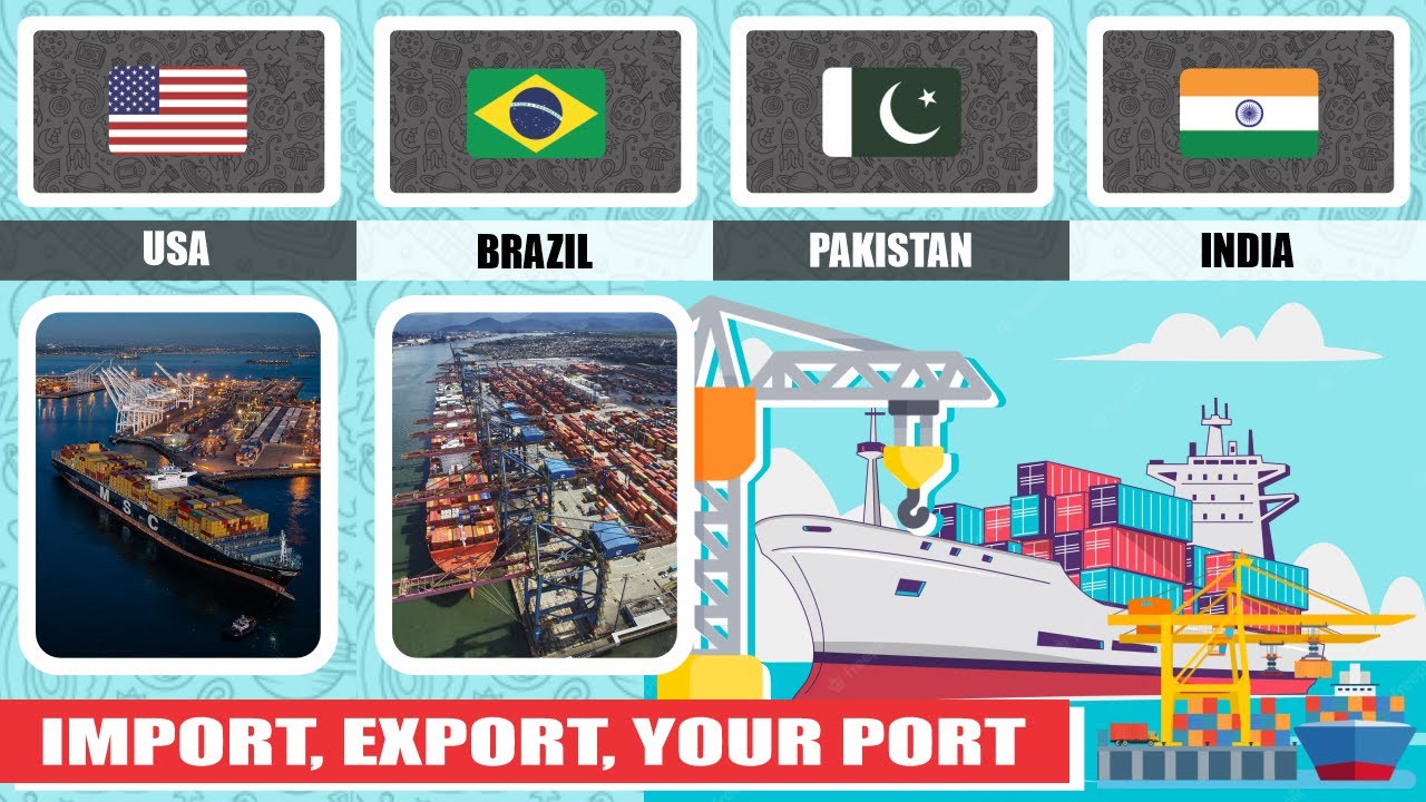 Biggest Ports and Harbors From Different Countries | World Big Data