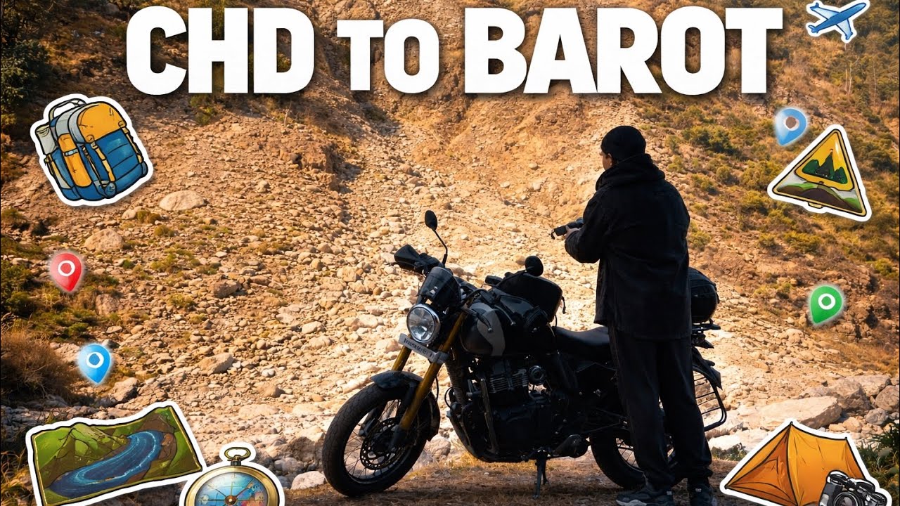 Chd to Barot Valley on Bike 🏍️ | Crazy Mountain Roads & Hidden Himachal | Travel Vlog