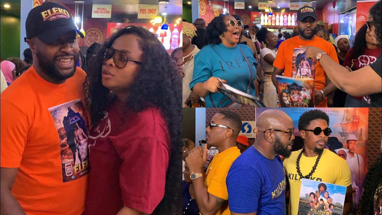 DRAMA BREAK OUT IN CINEMA AS FEMI ADEBAYO, BIMBO ADEMOYE, ROTIMI SALAMI,OMOWUNMI AJIBOYE MOVIE CLASH