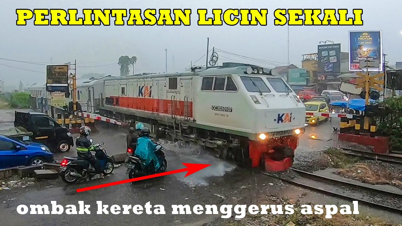 PANTESAN Sering INSIDEN Di Perlintasan Cikampek, Kondisi Relnya Seperti Ini