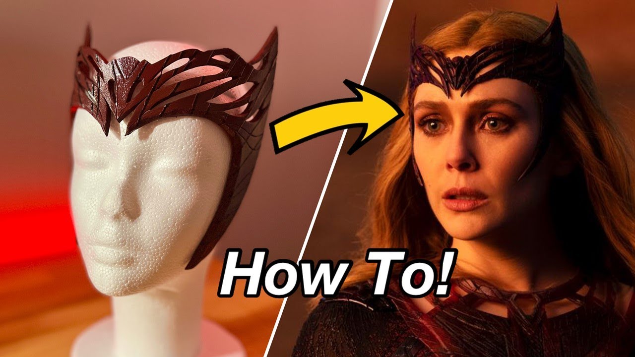 Easy SCARLET WITCH new headpiece! How to DIY Doctor Strange