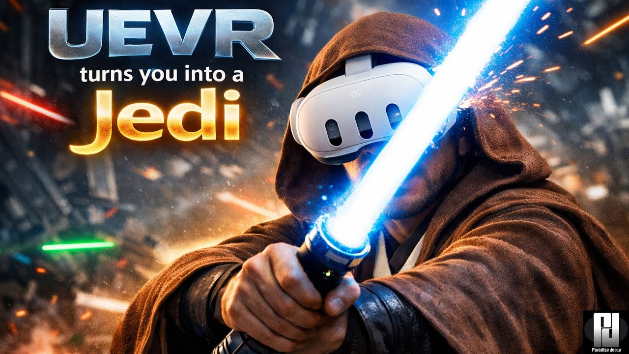 UEVR позволяет вам стать джедаем в виртуальной реальности! - Star Wars Jedi Fallen Order / Вид от...