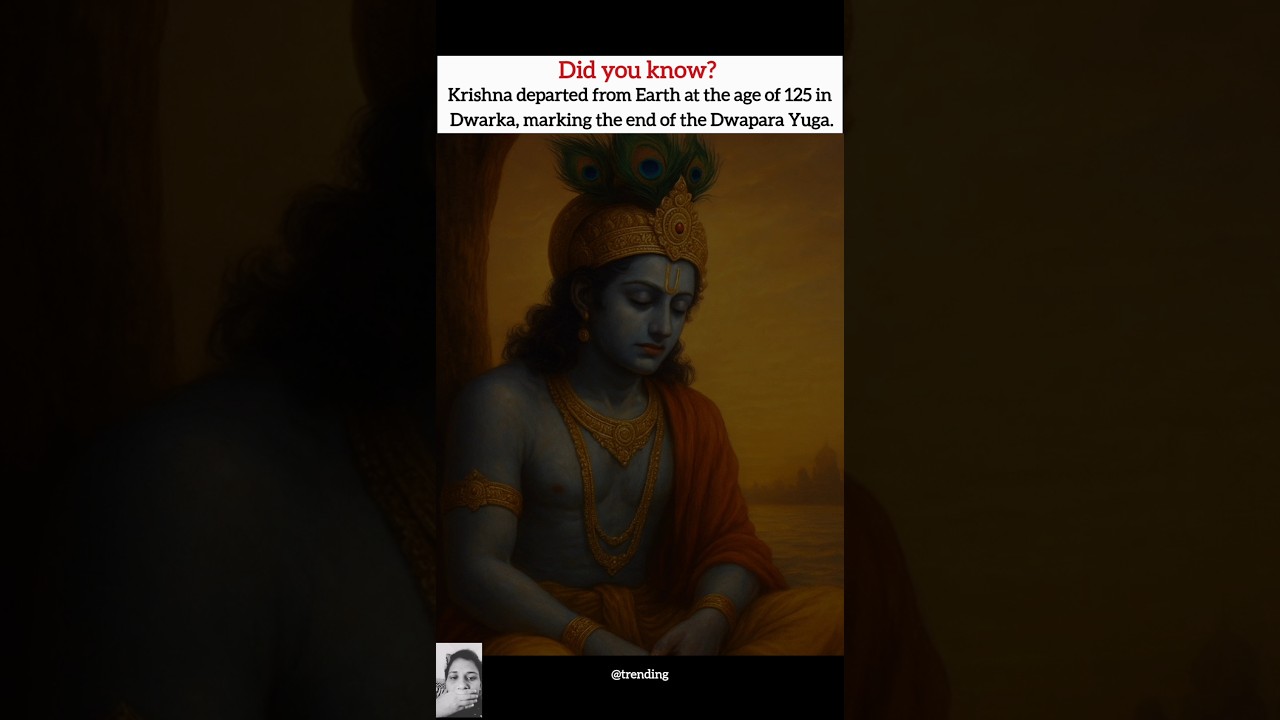 End of dwapara yuga. (end of Krishna ji) fact about Krishna ji 🙏😱