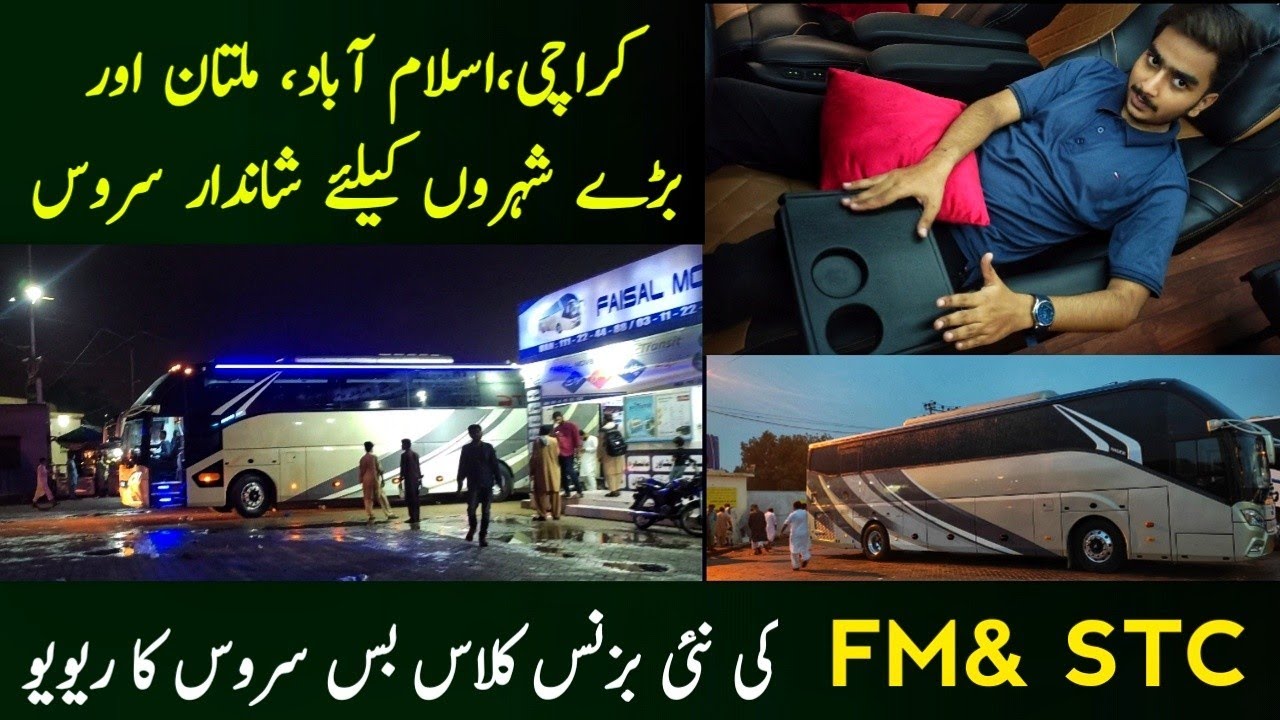 Faisal movers Stc New Higer Business class Service Review - Karachi's Best Buses