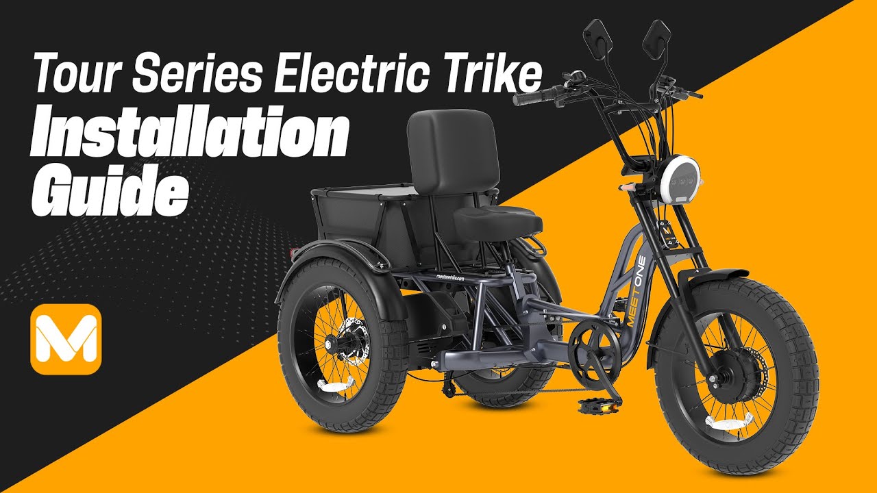 Meet One Tour Dual-Motor Dual-Battery Electric Trike - Assembly Video