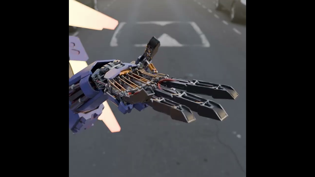 Hand showoff #ultrakill #blender #robot #V1
