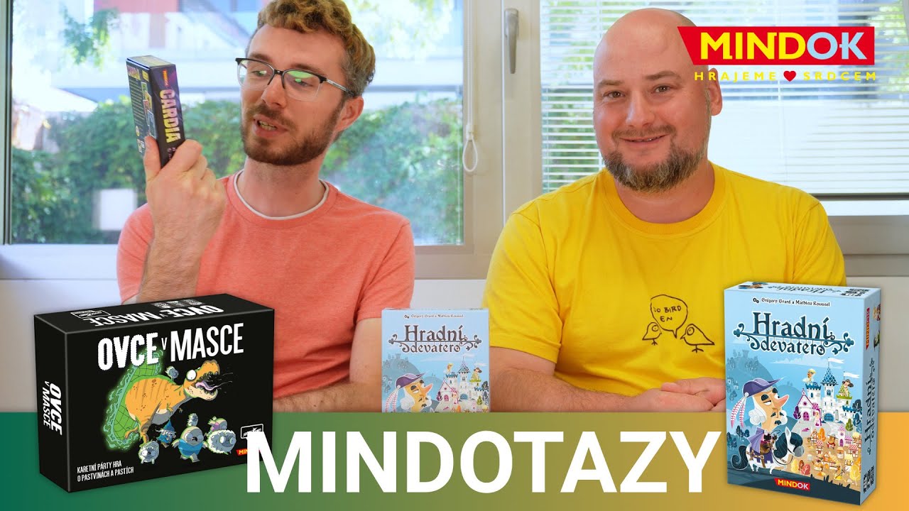 Mindotazy září: Cardie, Hradní devatero, rozšíření Na křídlech (draků) a hromada dalších zajímavostí