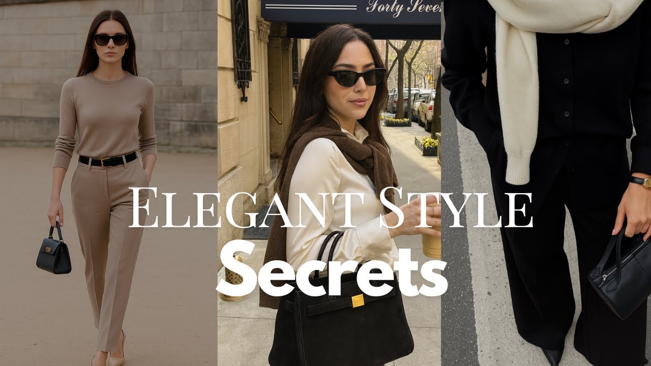 Elegant Style Secrets: The Formula for a Classy, Timeless Wardrobe