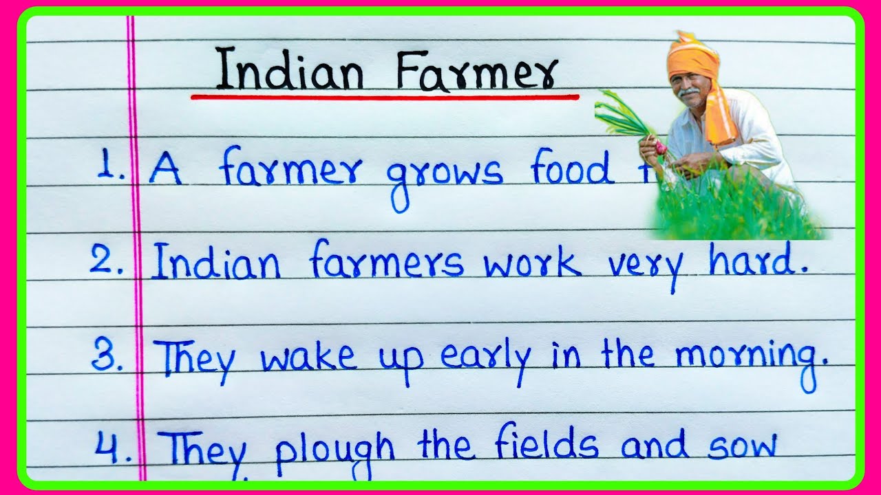 10 lines on Indian farmer essay in English | Essay on Indian farmer | Indian Farmer essay writing