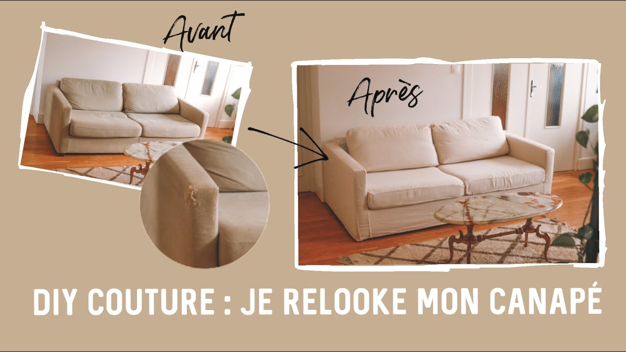 DIY  / Couture : Je relooke mon canapé