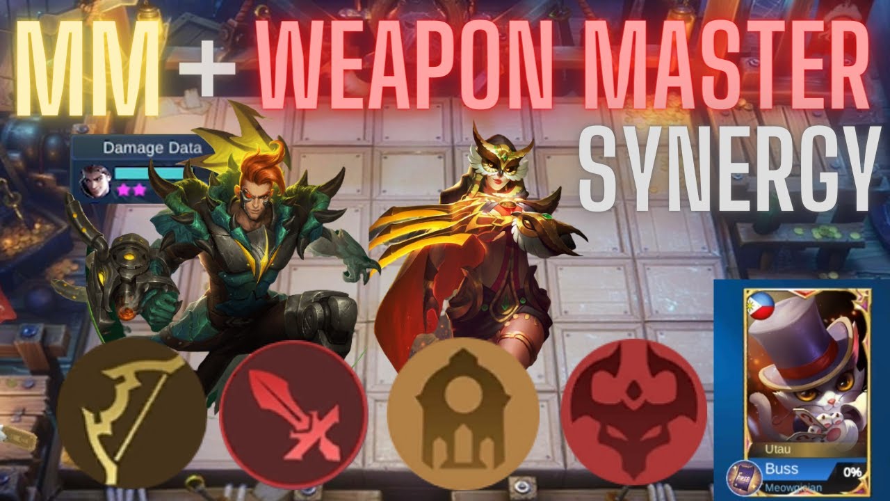 HOW TO ADJUST AND COUNTER ENEMY LINE-UPS! MM WEAPON MASTER SYNERGY | Magic Chess | MLBB