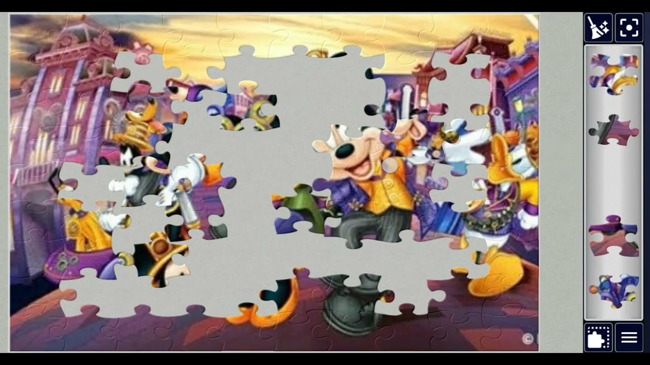 Mickey Mouse 🐭 & Pals 😹 😀 in Stunning 🟣 💜 & Gold Costumes✨ Disney ✨🪄//🧩🧩 jigsawpuzzlejourney//🧩🧩