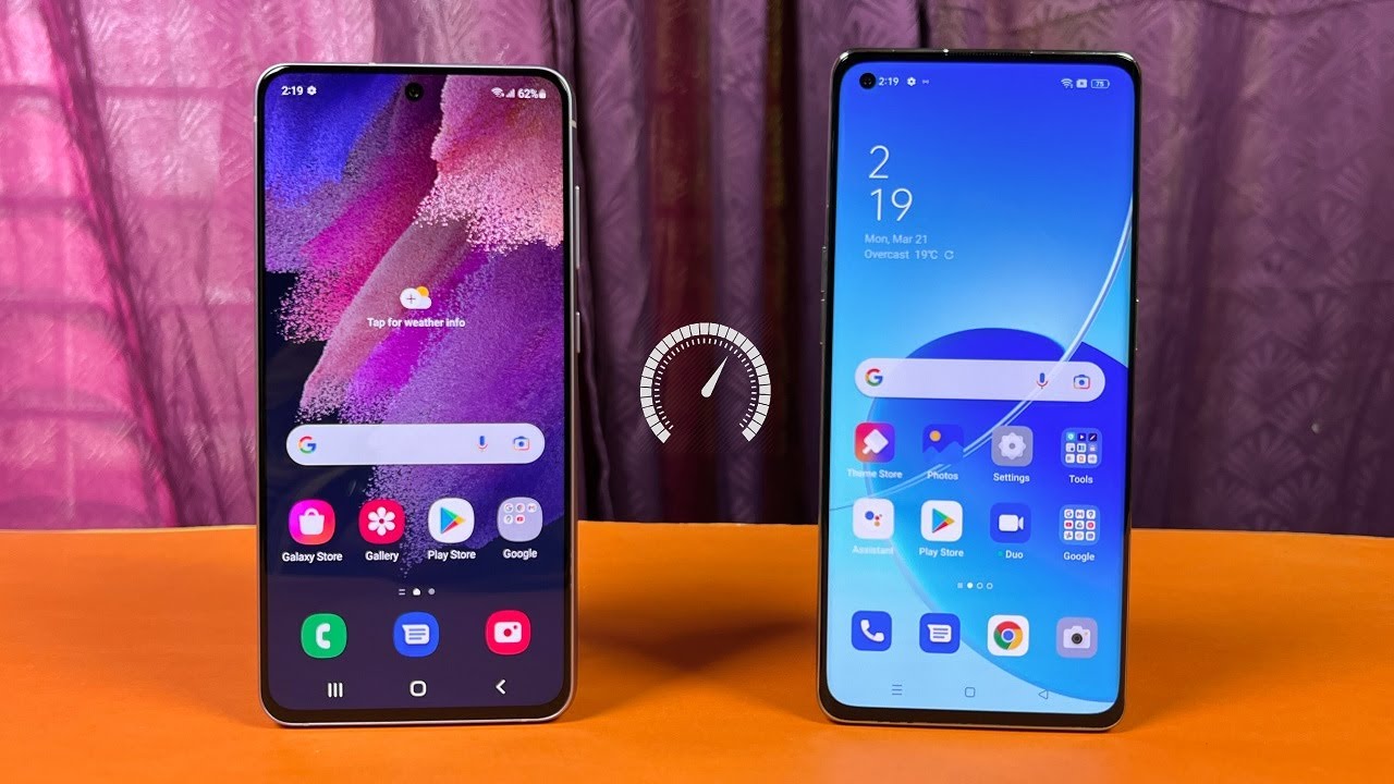Samsung Galaxy S21 FE 5G (8GB) vs Oppo Reno 6 Pro 5G (12GB) - SpeedTest! (Exynos 2100 vs DM 1200)!