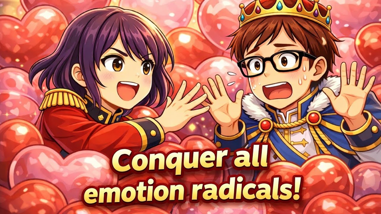 Master Emotion Radicals! Guess Meanings Faster in Reading & Kanji