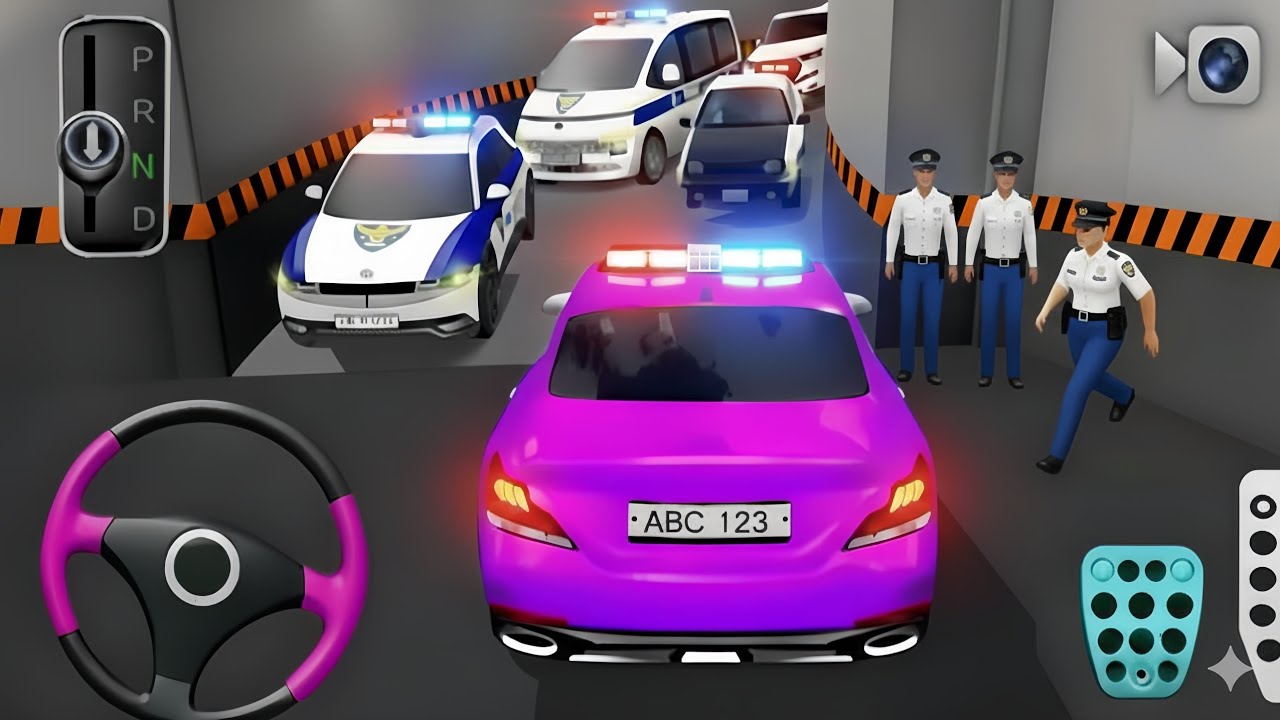 New Mercedes Golden Cars Stuck For Parking - 3D Driving Class - Best Android Gameplay