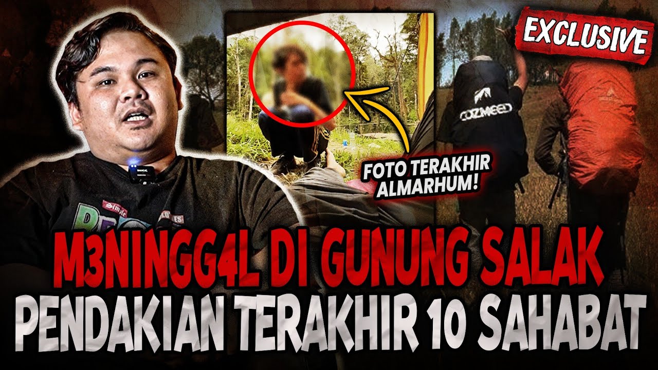 SEDIH SEREM MENCEKAM!! SAKSI HIDUP MEN1NGG4LNYA 'ALM' DI GUNUNG SALAK