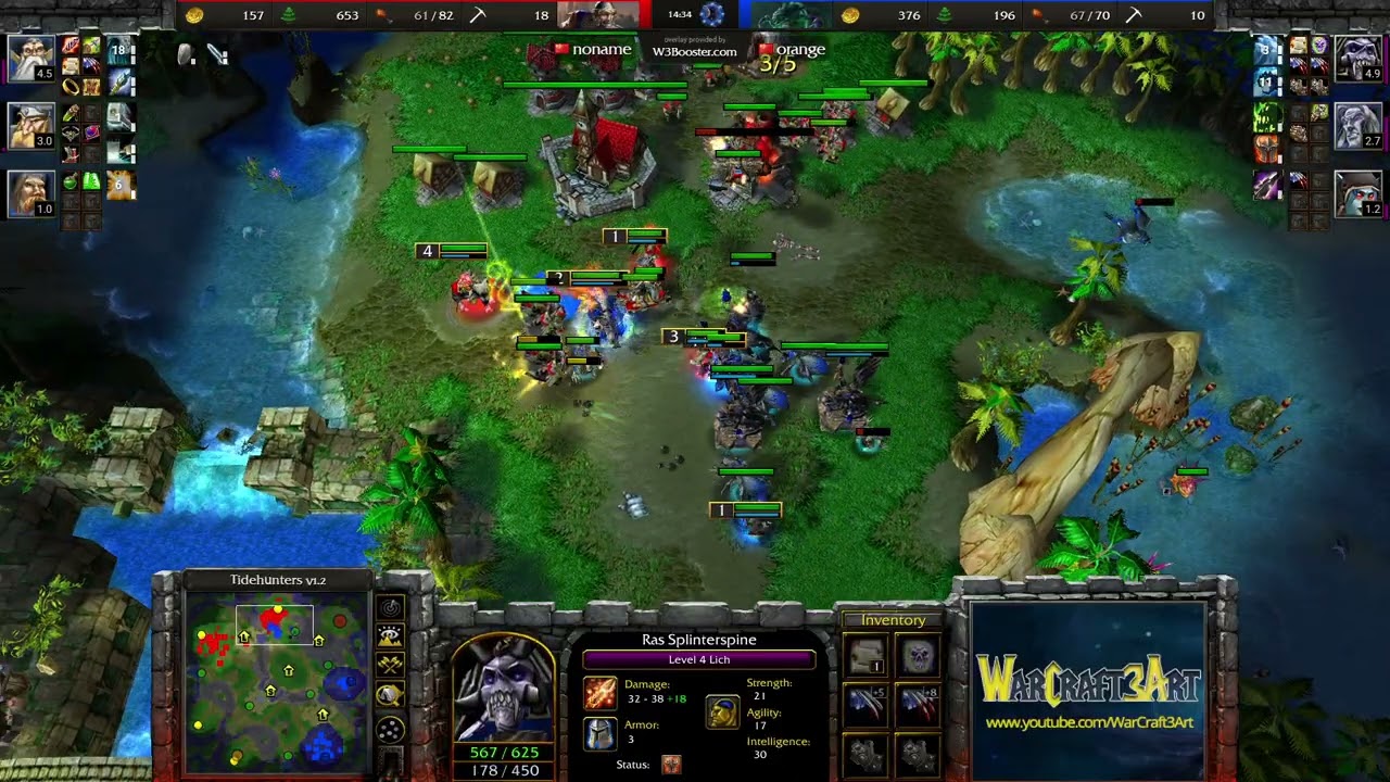 Fortitude(HU) vs eer0(UD) - Warcraft 3: Classic - RN8888