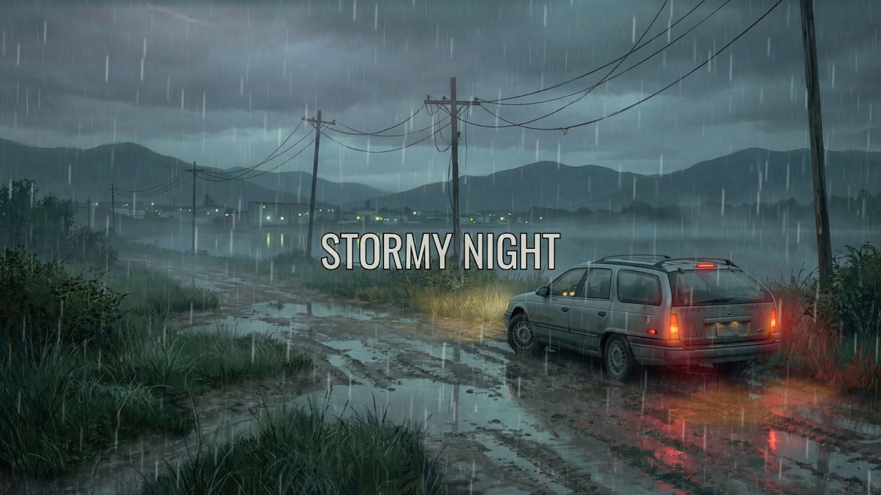 Stormy Night Lofi Hip Hop Beats 🎧 Peaceful Beats for Deep Focus, Studying Alone and Calm Thoughts