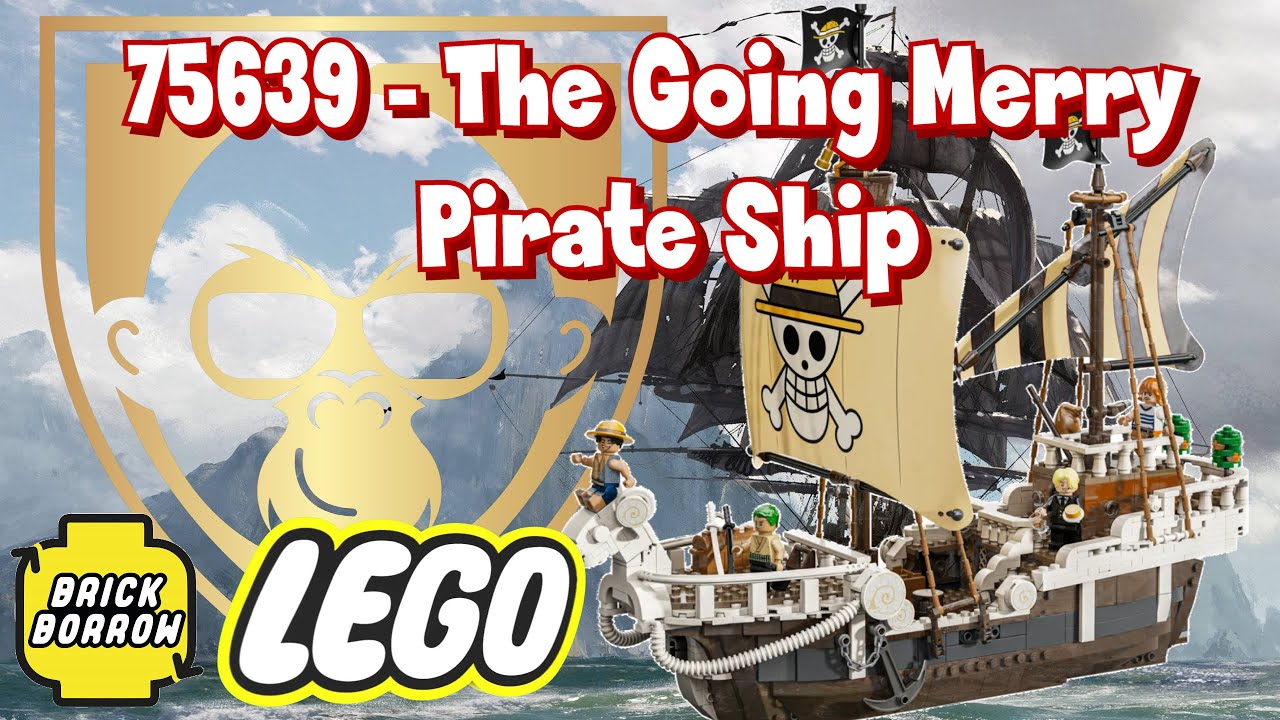Lego set 75639 - The Going Merry Pirate Ship  *** COMPLETE TIME-LAPSE BUILD, UNBOXING & REVIEW ***