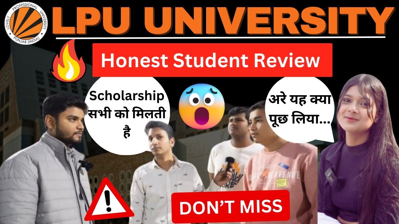LPU Student Reviews 2024 - LPU Placement, Drugs, LPU Life, Sports & Security #LPU #lpunest