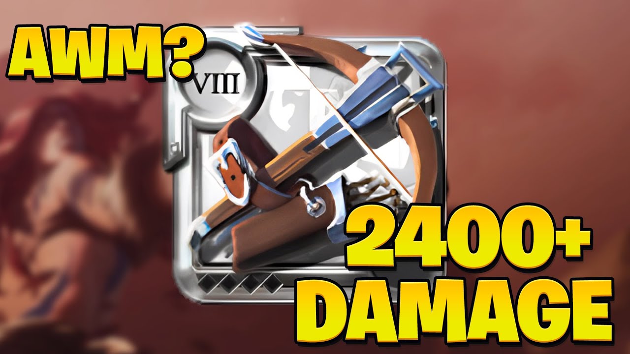 2487 Damage + Large Purple Chest💰 Crossbow Sniper