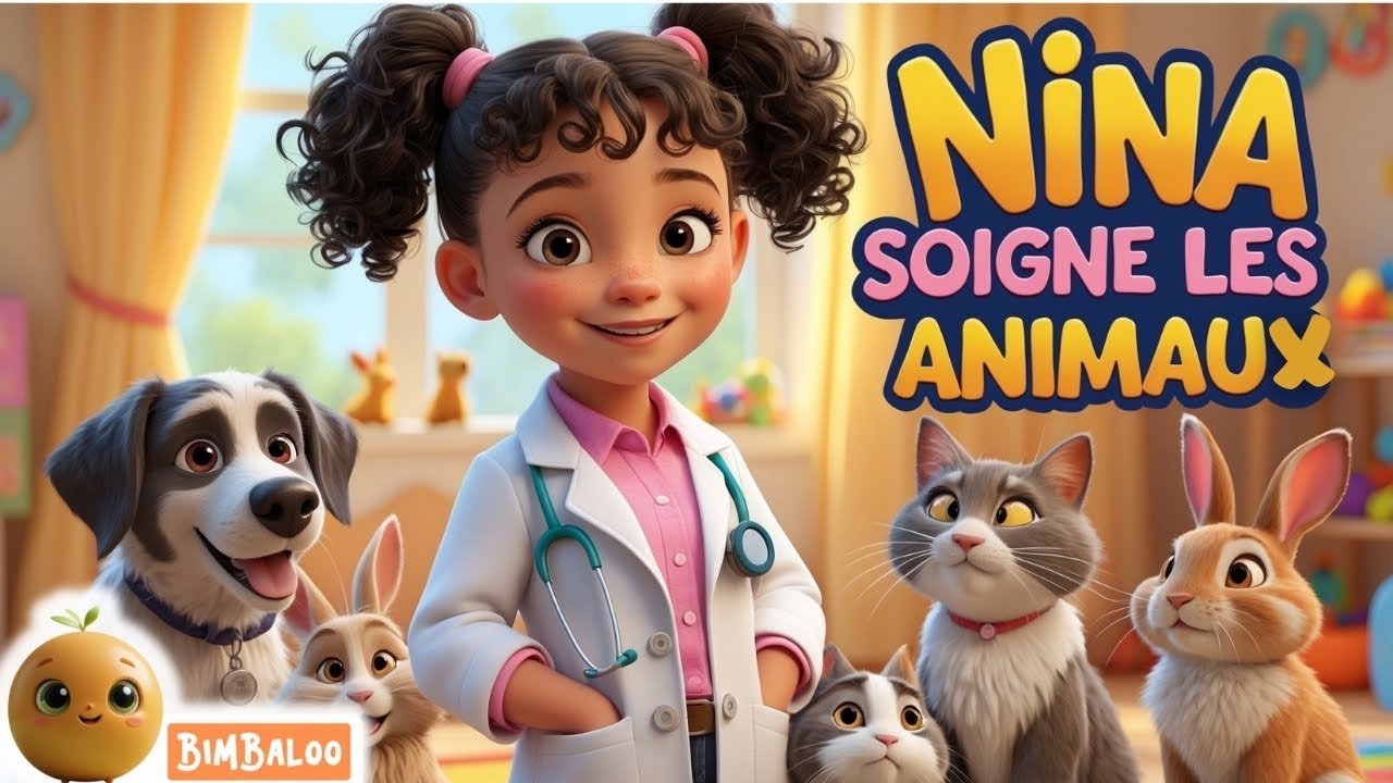 Nina soigne les animaux - Chanson &Eacute;ducative pour Enfants - Bimbaloo